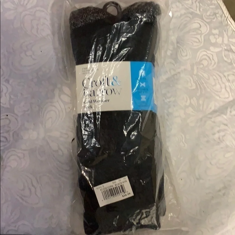 Men's Croft & Barrow 2-pack Tech Wool‎ Crew Socks